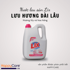 Nước lau sàn Lix hương nước hoa lily và hoa hồng lưu hương dài lâu